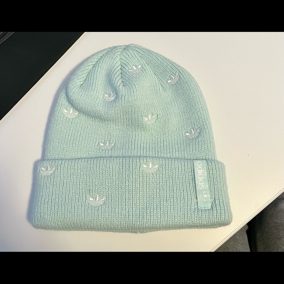 adidas Accessories - Adidas mint embroidered beanie